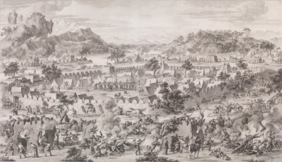 La Batalla de Tonguzluq de Augustin de Saint Aubin