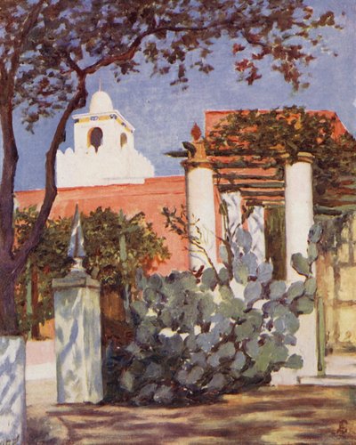 Villa Dubuffe (litografía en color) de Augustine Fitzgerald