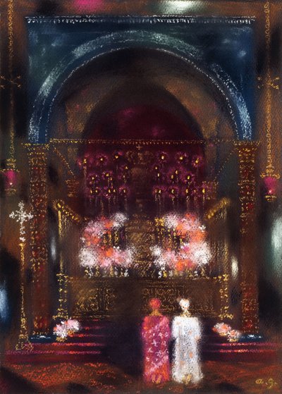 Corpus Domini (Altar de San Marcos, Venecia) de Augusto Giacometti