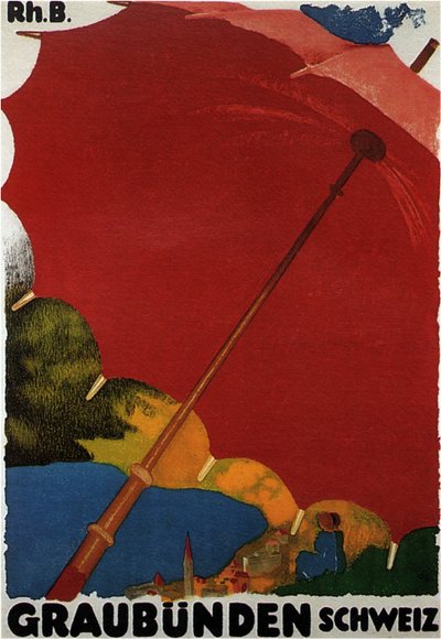 Los Grisones, Suiza, 1918 de Augusto Giacometti