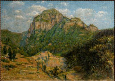 Paisaje africano (óleo sobre lienzo), cm 79 x 112,5. de Augusto Valli