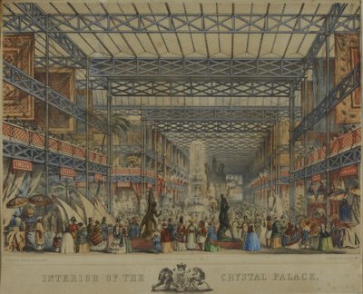 Interior del Palacio de Cristal, 1851 de Augustus Butler