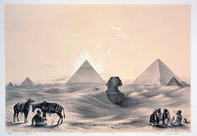 Pirámides de Giza, 1843 de Augustus Butler