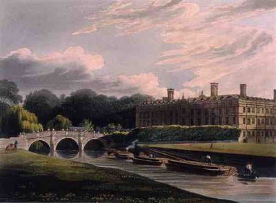Exterior del Clare Hall, Cambridge, de 