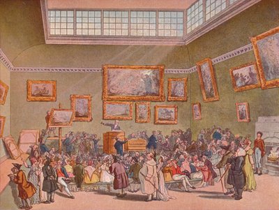 Salas de Subastas de Christies, 1790 de Augustus Charles Pugin