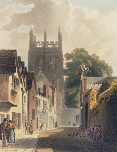 Magpie Lane, Oxford, ilustración de la 