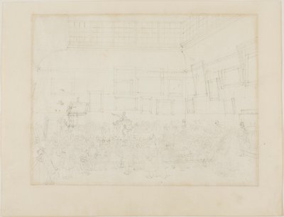 Estudio para la sala de subastas de Christie