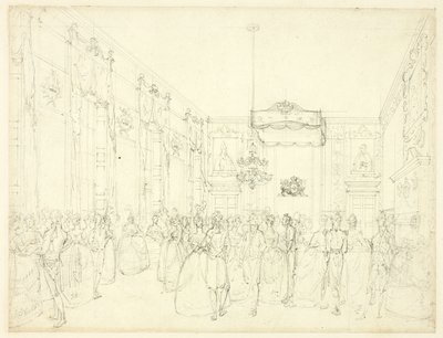 Estudio para sala de dibujo, St. James, de Microcosm of London de Augustus Charles Pugin