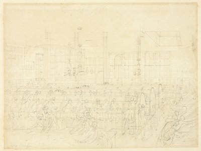 Estudio para la oficina de correos, de Microcosmos de Londres de Augustus Charles Pugin