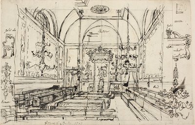 Estudio para la Cámara de los Lores de Augustus Charles Pugin