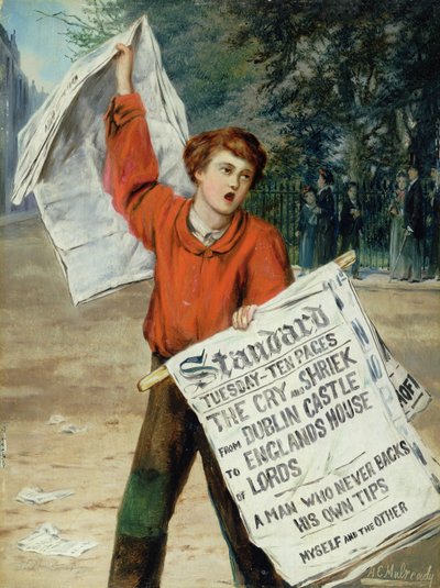 Newsboy de Augustus Edward Mulready