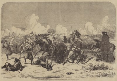 Enfrentamiento entre moros y españoles cerca de Ceuta de Augustus J. Beck