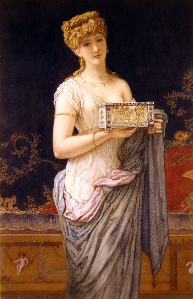 Chica pompeyana de Augustus Jules Bouvier