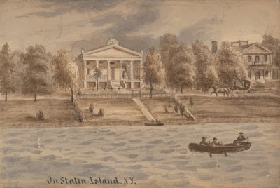 Bahía interior, Staten Island, Nueva York, ca. 1872 de Augustus Kollner