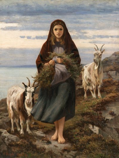 Chica de Connemara de Augustus Nicholas Burke