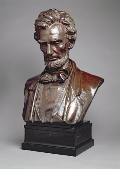 Busto retrato de Abraham Lincoln (1809-65) de Augustus Saint Gaudens