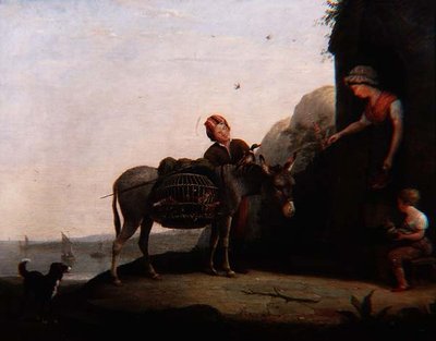 Negociando por Aves de Corral de Augustus Wall Callcott