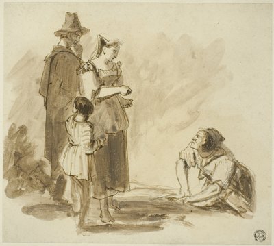 Cuatro campesinos de Augustus Wall Callcott
