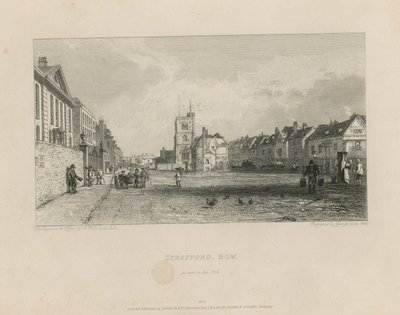 Vista general de Stratford en Bow de Augustus Wall Callcott