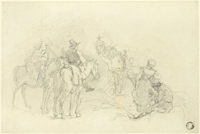 Viajeros que descansan de Augustus Wall Callcott