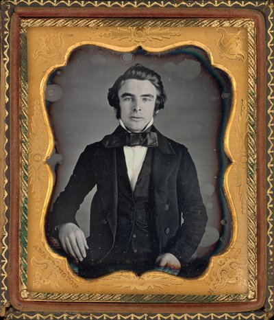 Retrato de hombre,c. 1845 (foto) de Augustus Washington