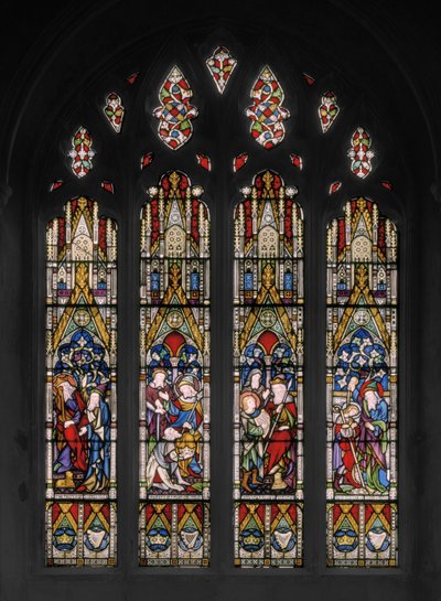 Escenas Bíblicas de David y Saúl de Augustus Welby Northmore Pugin