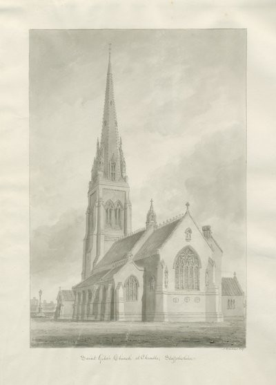 Cheadle - Iglesia Católica Romana (San Giles) de Augustus Welby Northmore Pugin