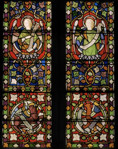 Cristo Rodeado de Ángeles, detalle, 1850 de Augustus Welby Northmore Pugin