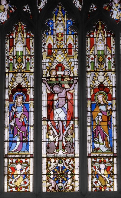 Crucifixión con Santos de Augustus Welby Northmore Pugin