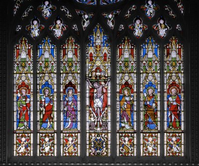 Crucifixión con Santos de Augustus Welby Northmore Pugin