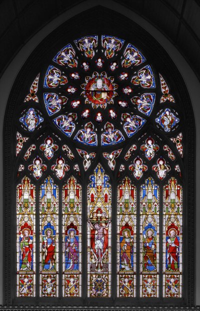 Crucifixión con Santos de Augustus Welby Northmore Pugin