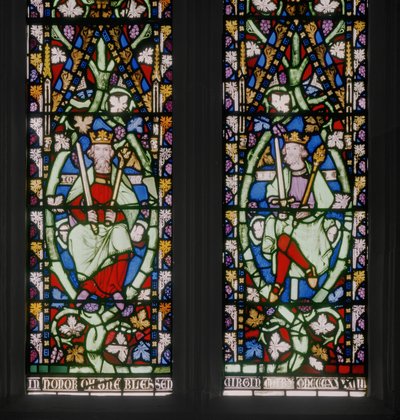 Ventana Este con Árbol de Jesé (detalle) de Augustus Welby Northmore Pugin