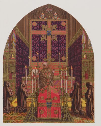 Diseño eclesiástico, El Glosario de Ornamento y Vestimenta Eclesiástica, litografía por H.C. Maguire, 1844 de Augustus Welby Northmore Pugin