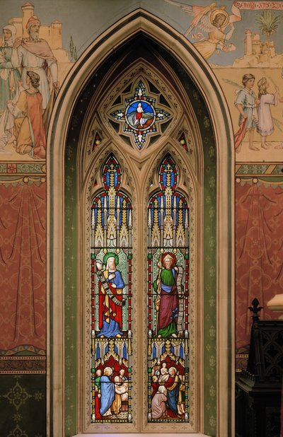 Elías, Santiago el Mayor, Jonás y la Ballena de Augustus Welby Northmore Pugin