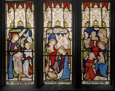 Eventos de la Vida de Cristo y la Virgen María (detalle) de Augustus Welby Northmore Pugin