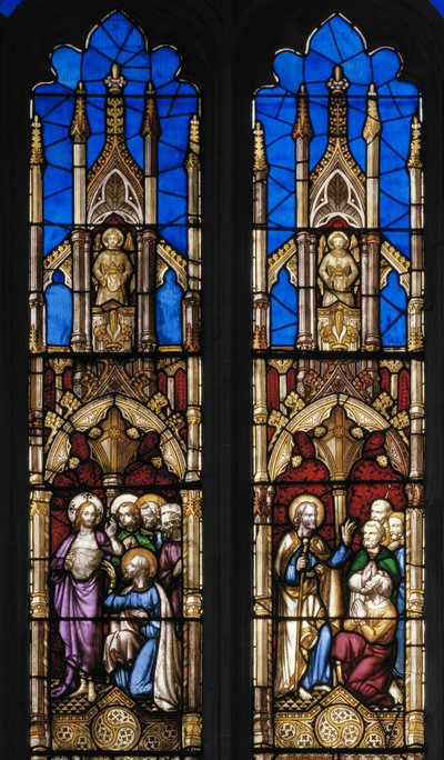 Eventos en la Vida de Santo Tomás Apóstol (detalle) de Augustus Welby Northmore Pugin
