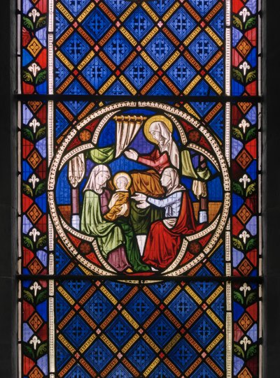 Vida de Santa Ana (detalle) de Augustus Welby Northmore Pugin