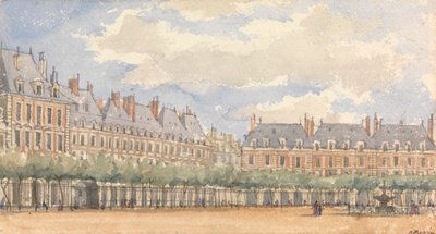 Plaza Real, París de Augustus Welby Northmore Pugin