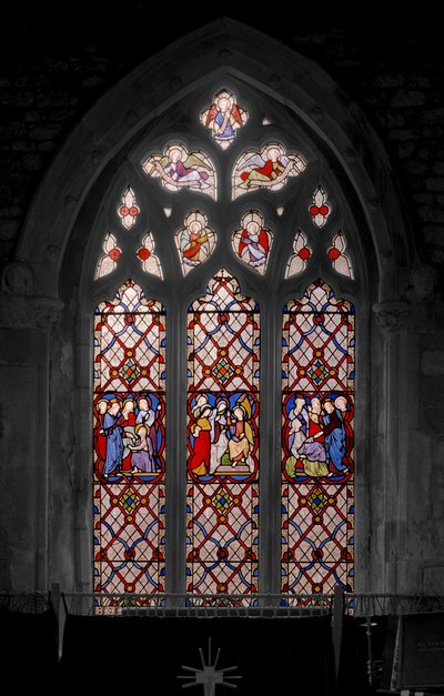 Resurrección de Lázaro, Las Marías en la Tumba y la Resurrección de la Hija de Jairo de Augustus Welby Northmore Pugin