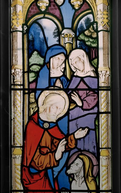 Resurrección de Lázaro (detalle) de Augustus Welby Northmore Pugin