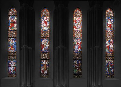 Escenas de la Vida de Cristo, Ventana Este de Augustus Welby Northmore Pugin