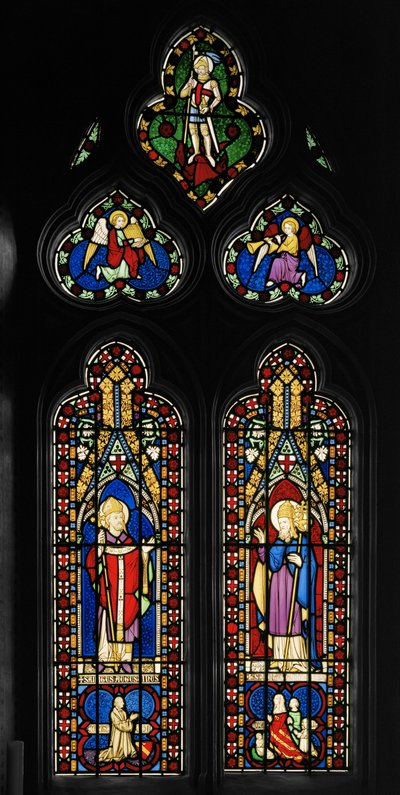 San Agustín y San Gregorio, Ventana Este de la Capilla, c.1844 de Augustus Welby Northmore Pugin