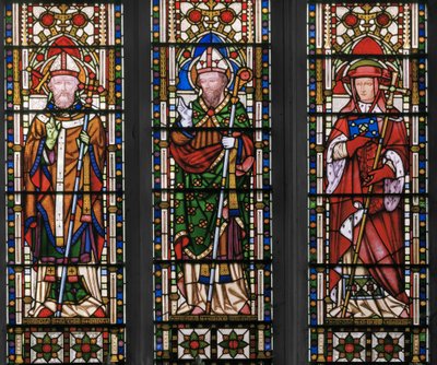 Virgen y Cristo con Santos, Ventana Este (detalle) de Augustus Welby Northmore Pugin