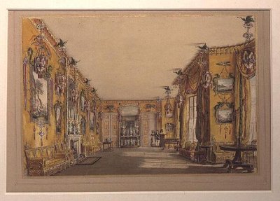 El Salón Amarillo (Norte) de Augustus Welby Pugin