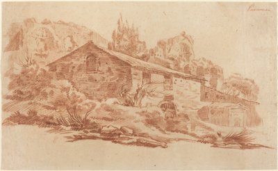 Edificio Rústico entre Ruinas Romanas de Aureliano Milani