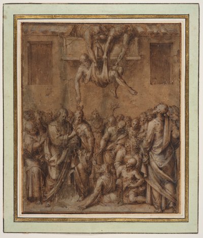 Cristo cura a los enfermos de Aurelio Luini