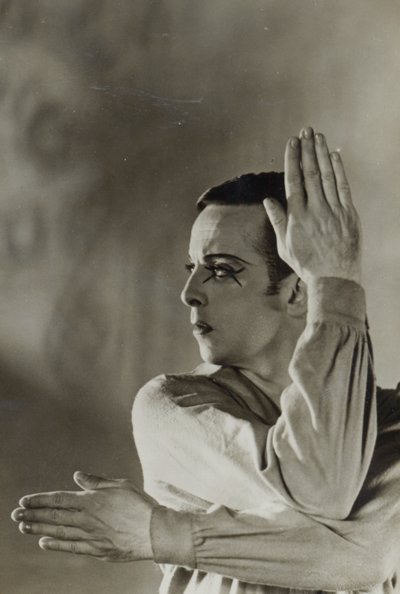 Postal de Robert Helpmann (1909-86) en The Wanderer 1941 de Australian Photographer