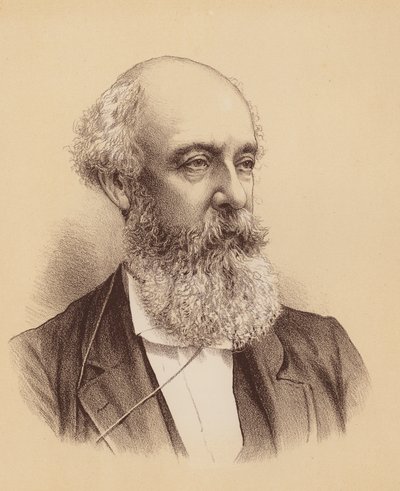Charles Badham (litografía en color) de Australian School