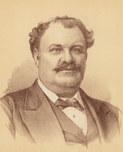 Clarence H Hannell (litografía en color) de Australian School