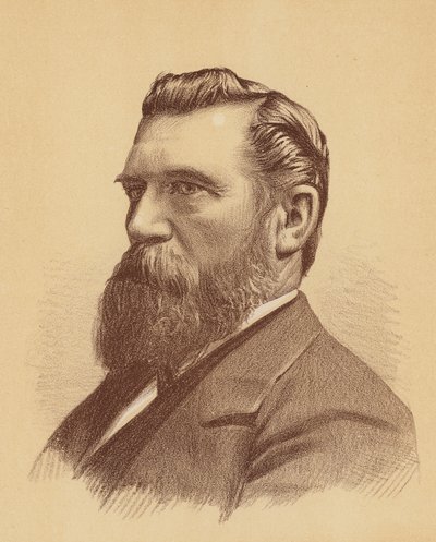 James Rutherford, Esquire (litografía en color) de Australian School